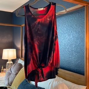 Ginger G L tie dye top